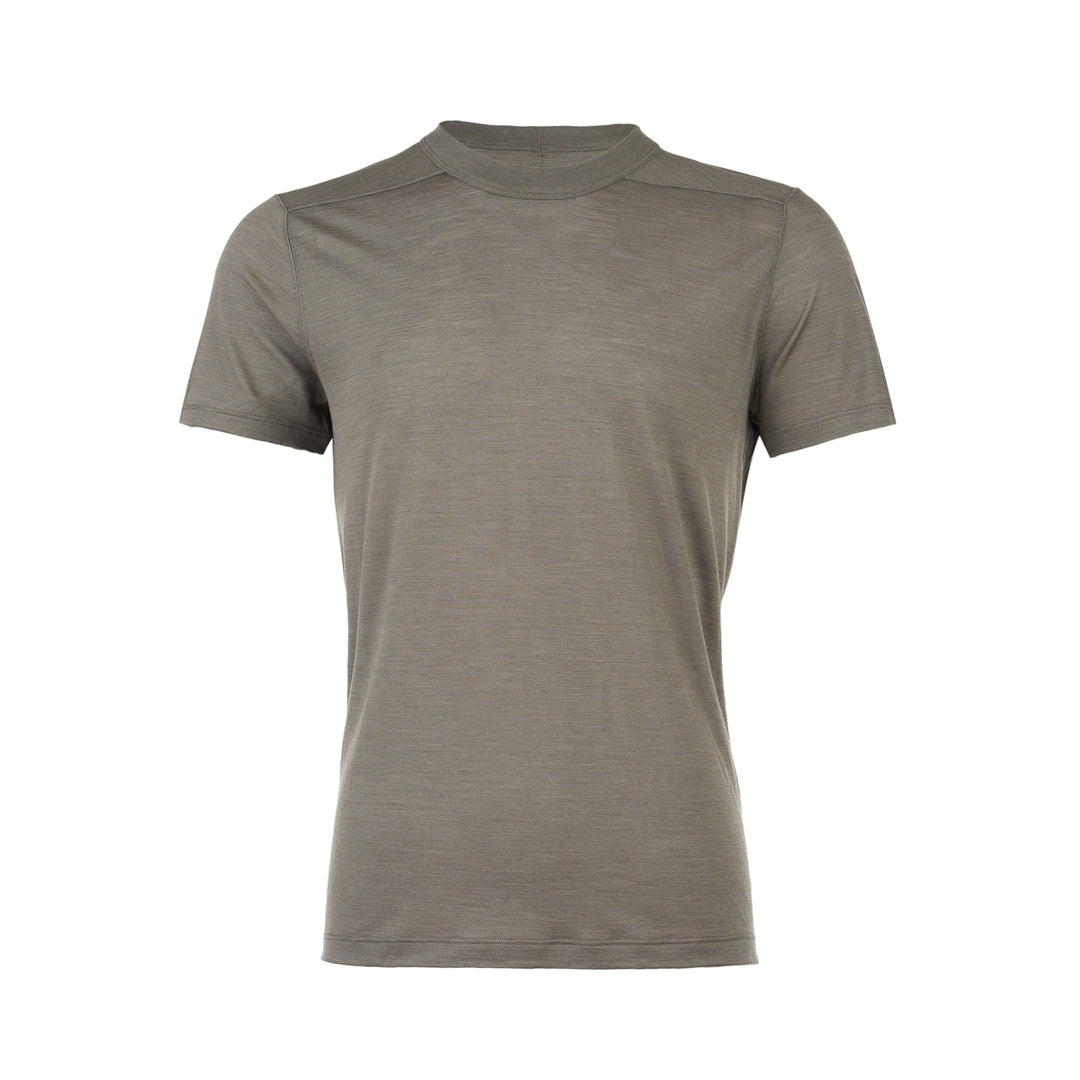 Rick Owens Short Level Wool Silk Jersey Tee