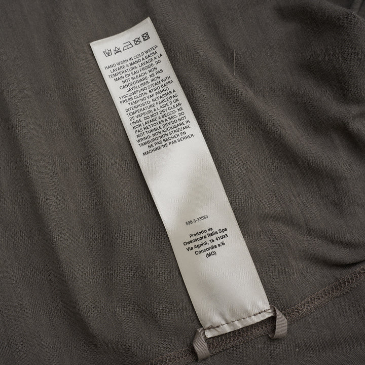 Rick Owens Short Level Wool Silk Jersey Tee - view 3