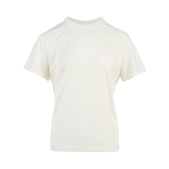 Rick Owens Short Level Wool Silk Jersey Tee
