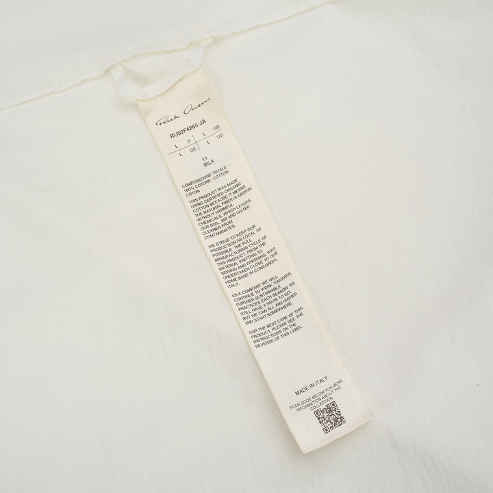Rick Owens Short Level Wool Silk Jersey Tee - view 3