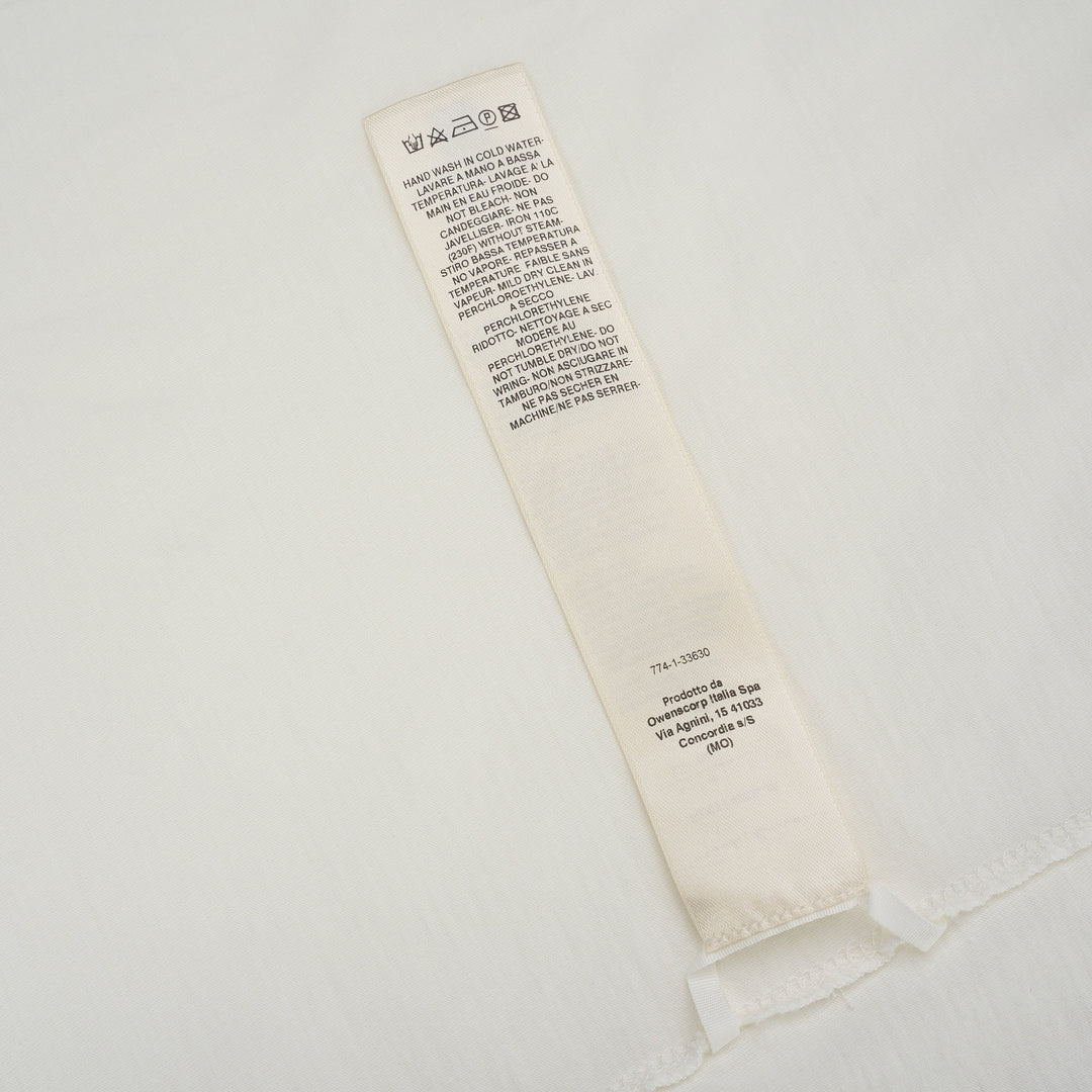 Rick Owens Short Level Wool Silk Jersey Tee - view 4