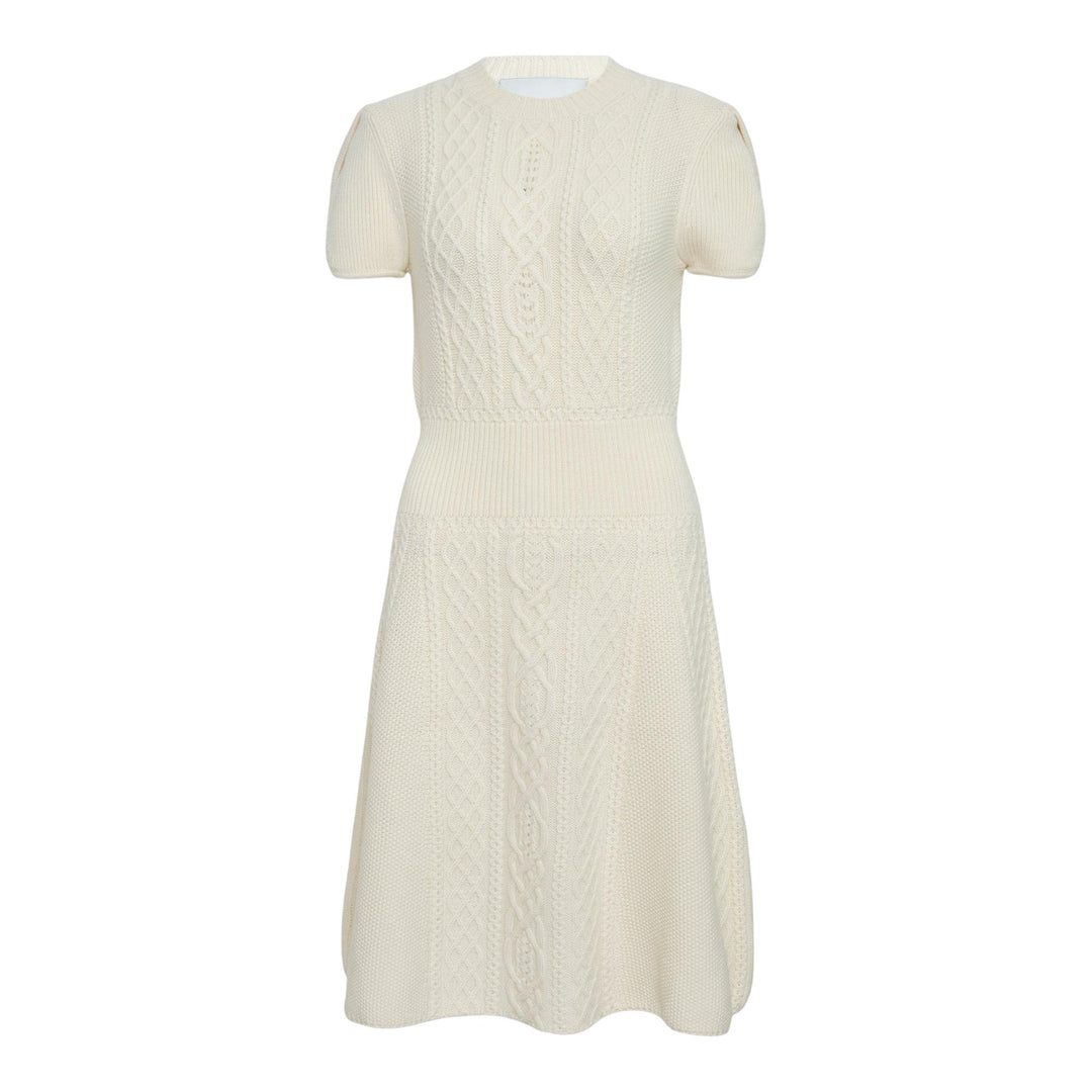 Club21 - 3.1 Phillip Lim - Cable Mockneck Tulip Dress - WOVEN DRESSES - Off-White