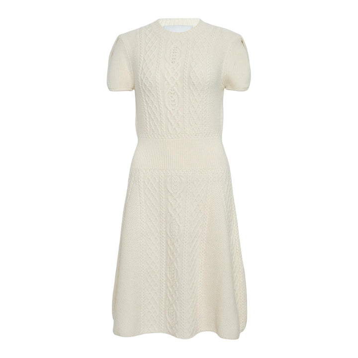Club21 - 3.1 Phillip Lim - Cable Mockneck Tulip Dress - WOVEN DRESSES - Off-White