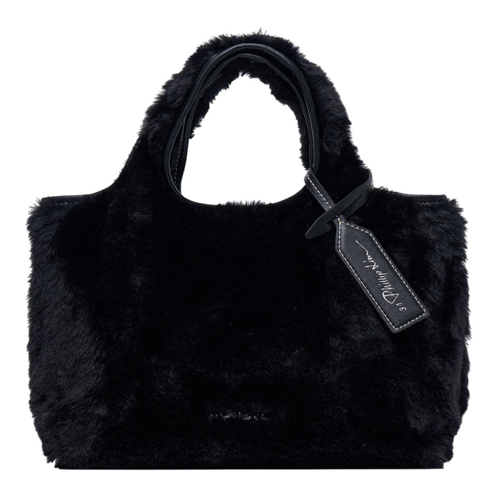 Club21 - 3.1 Phillip Lim - Faux Fur Mini Market Tote - TOTES - Black