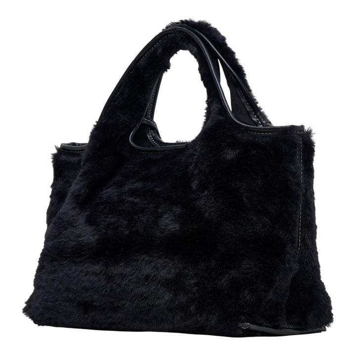 Club21 - 3.1 Phillip Lim - Faux Fur Mini Market Tote - TOTES - Black
