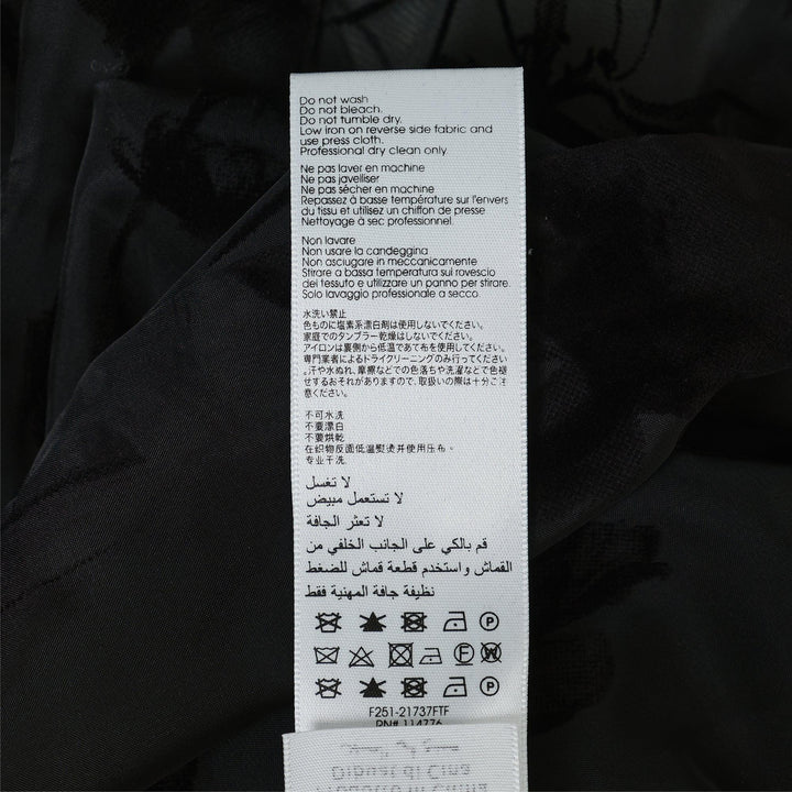 Club21 - 3.1 Phillip Lim - Flocked Organza Short Sleeve Shirt - BLOUSES - Black