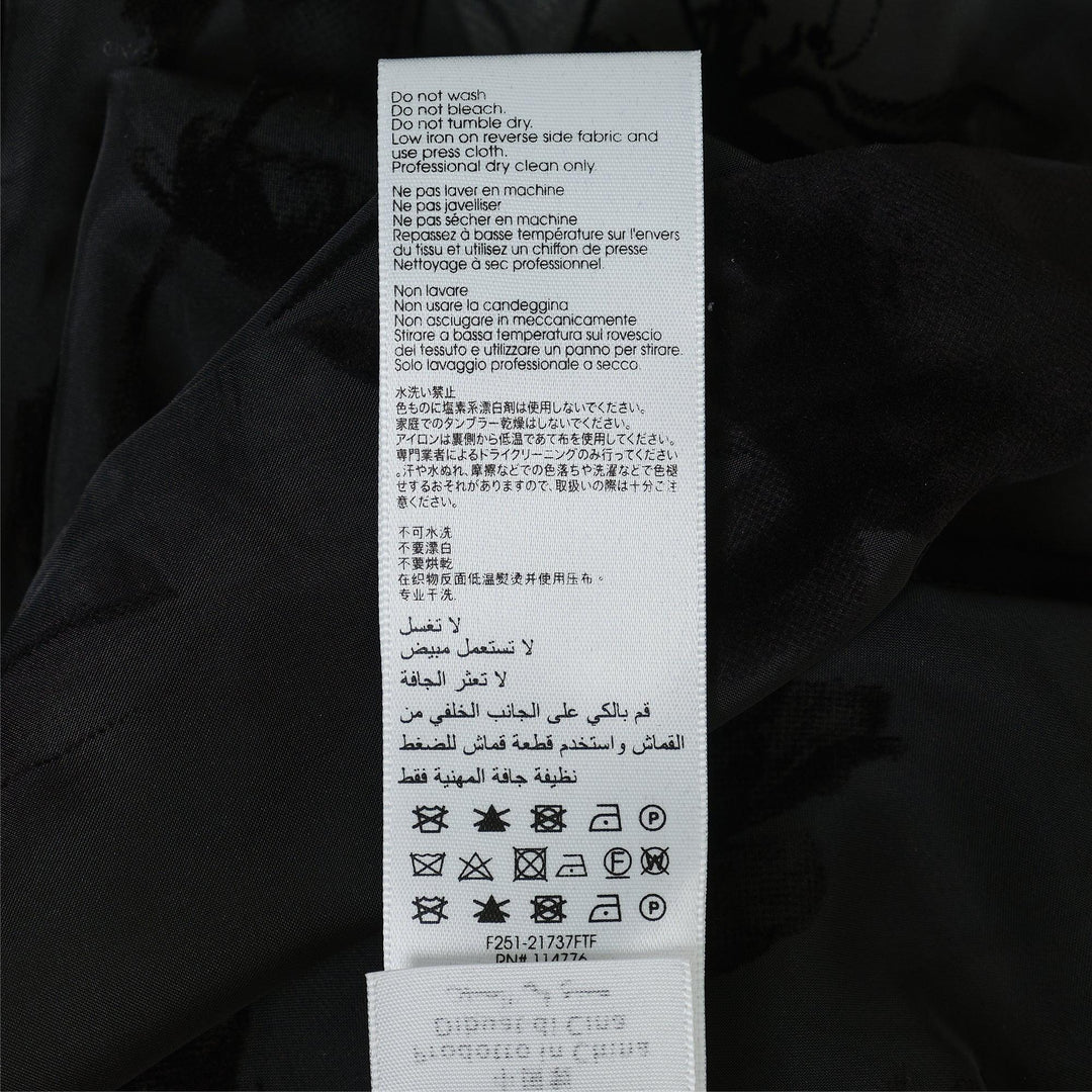 Club21 - 3.1 Phillip Lim - Flocked Organza Sleeveless Midi Dress - WOVEN DRESSES - Black