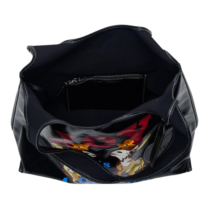 Club21 - 3.1 Phillip Lim - Joy Is A Great Adventure Market Tote - TOTES - Black