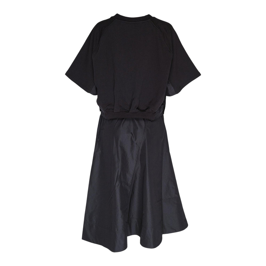 Club21 - 3.1 Phillip Lim - Short Sleeve French Terry Combo Dress - KNIT DRESSES - Black