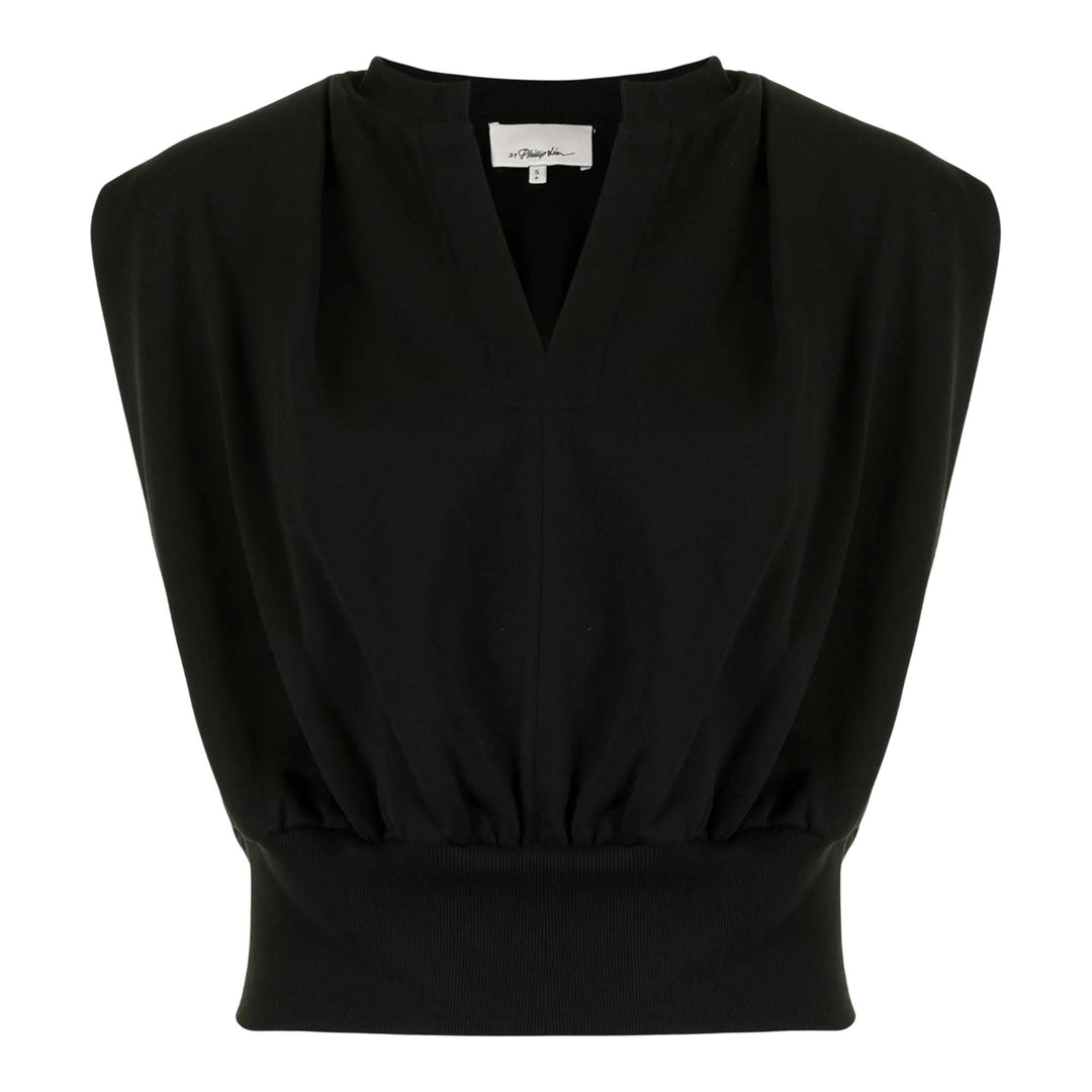 Club21 - 3.1 Phillip Lim - Sleeveless French Terry Top - SWEATERS - Black