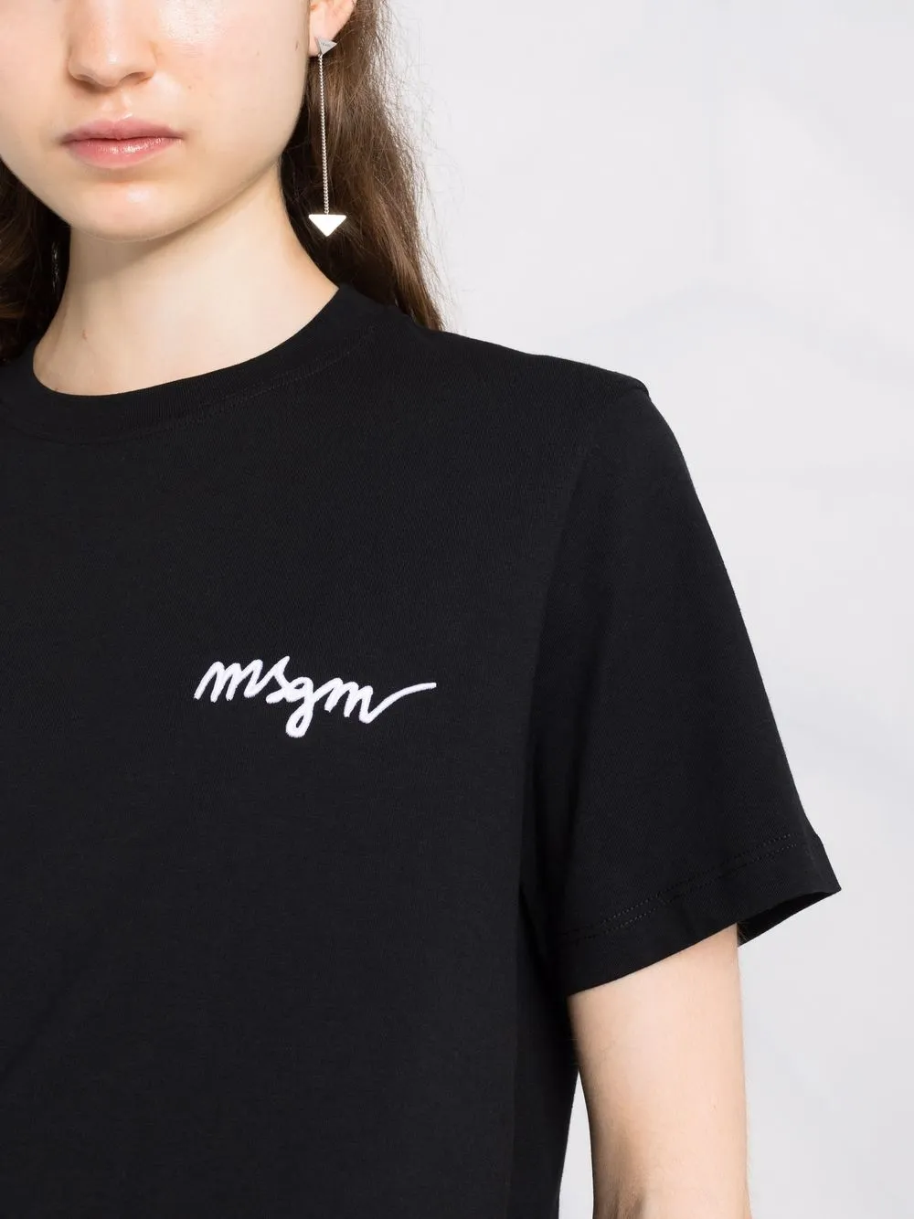 MSGM Embroidered Tee