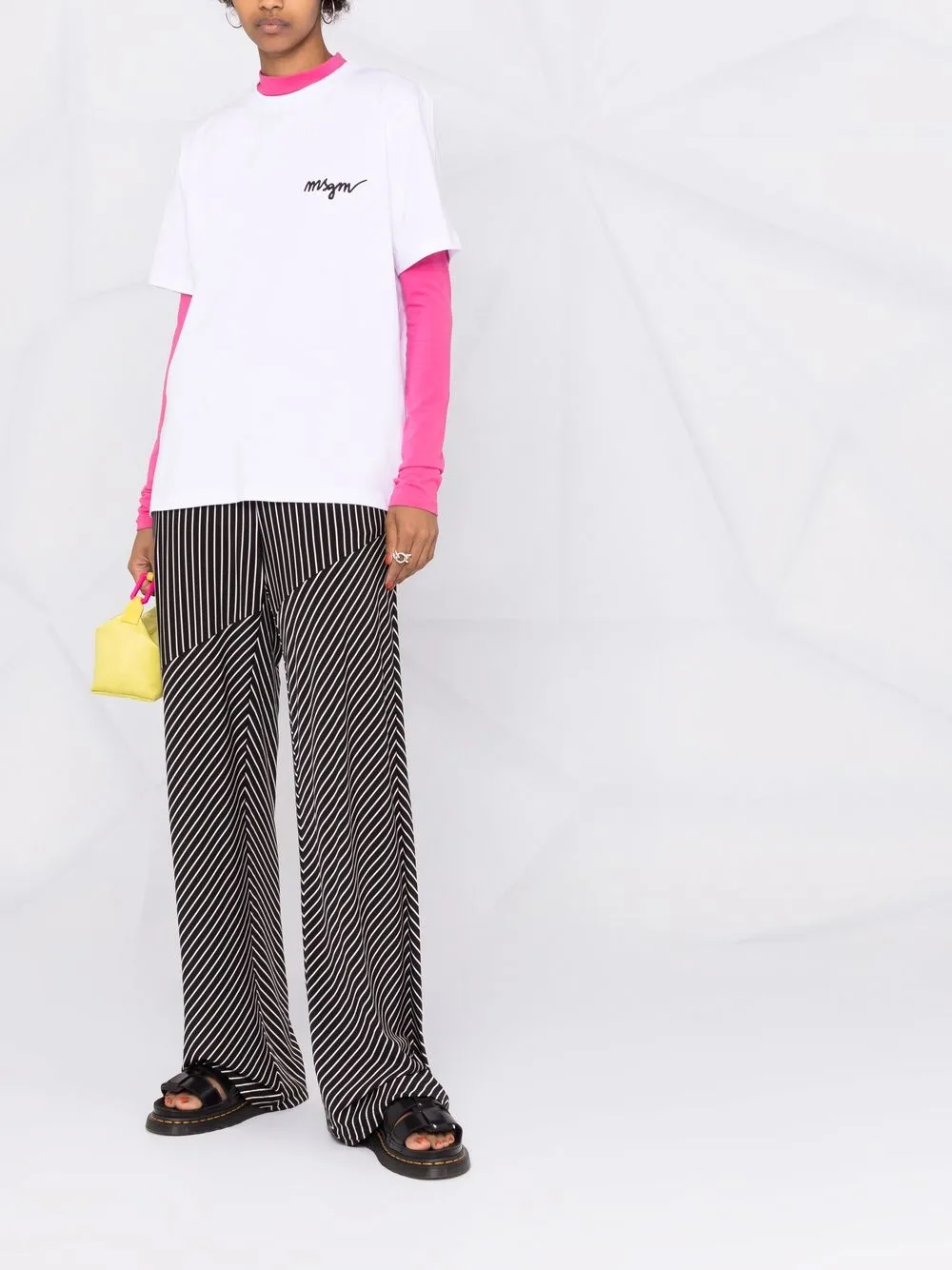 MSGM Embroidered T-Shirt