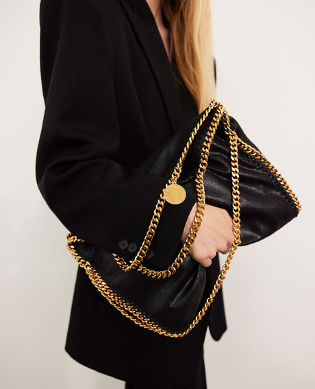 3 Chain Eco Shaggy Deer With Gold Chain Tote Bag