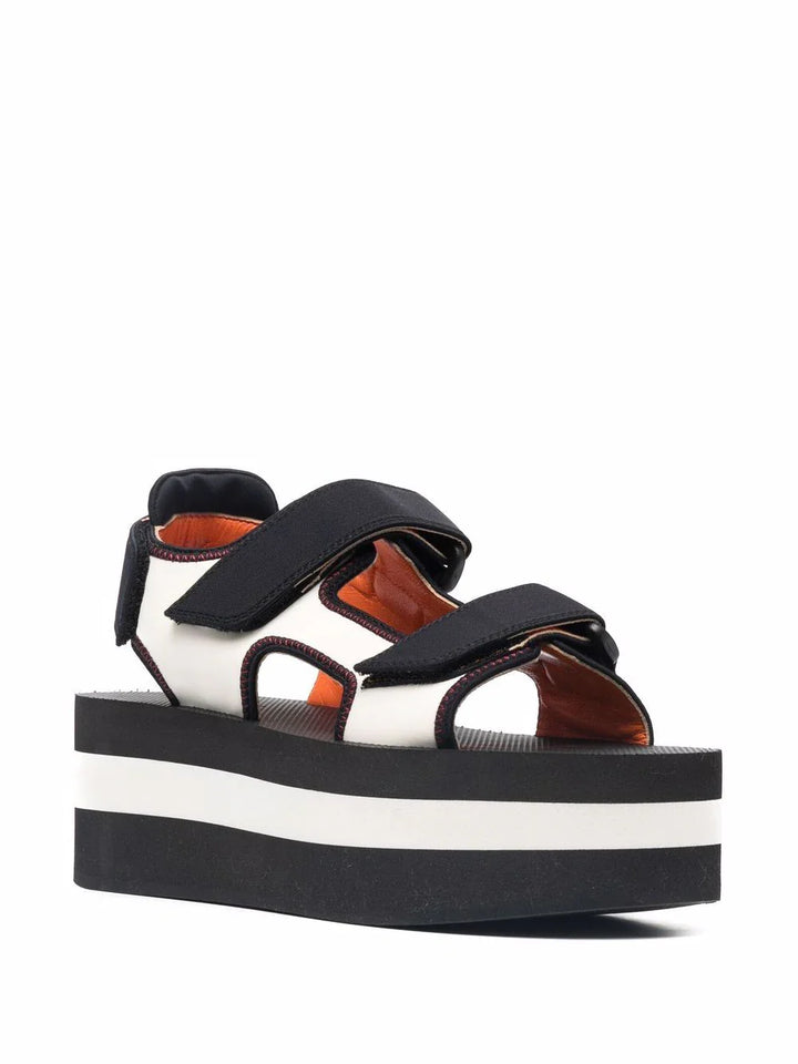 Velcro Sandal Wedge In Scuba