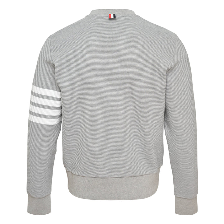 4-Bar Cotton Pullover Sweatshirt