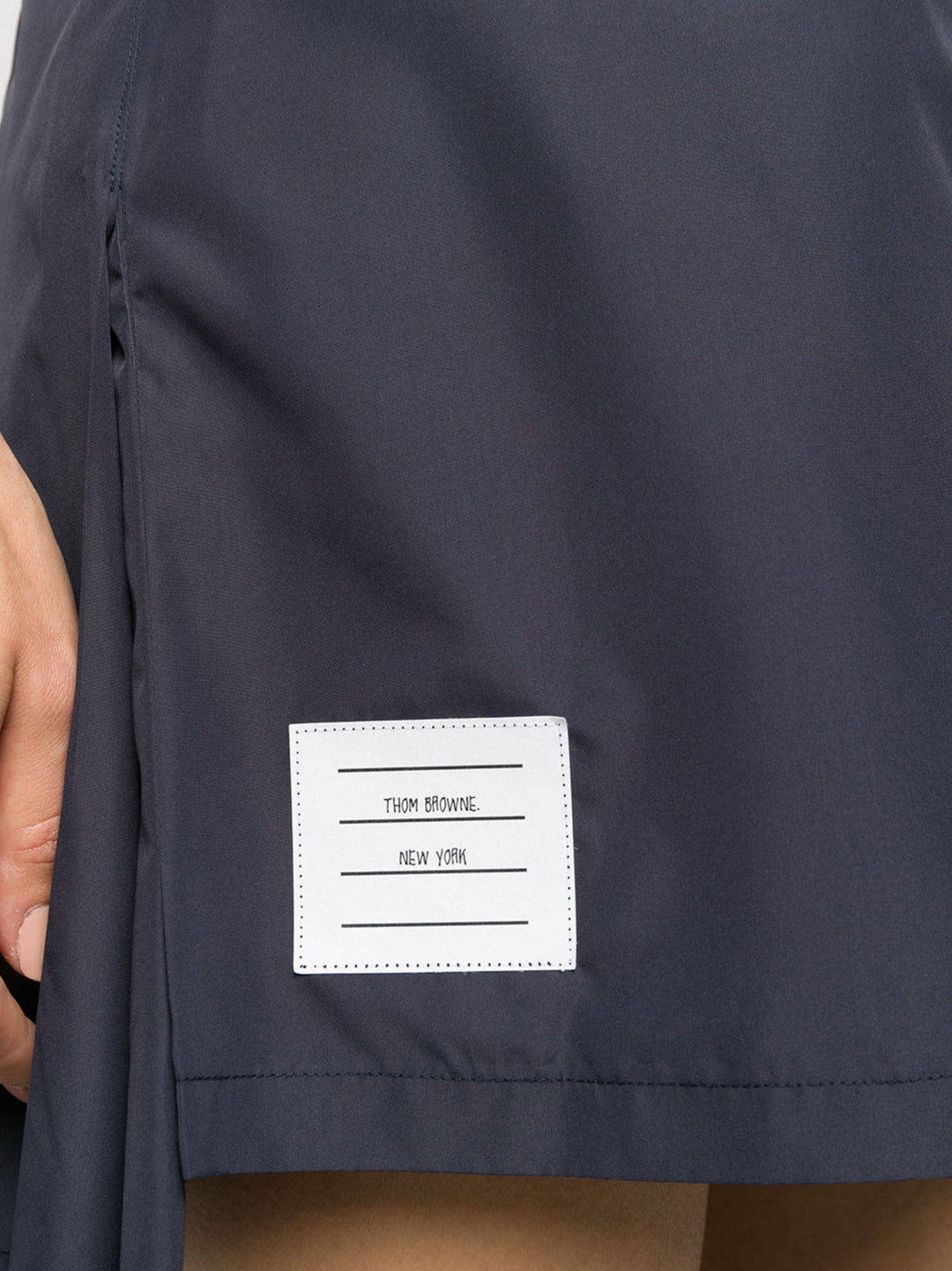 Mini Dropped Back Half Pleated Skirt Women