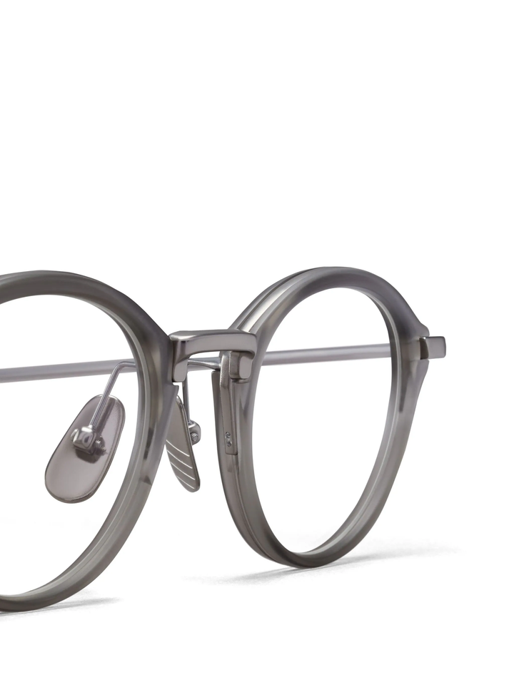 Acetate And Titanium Round Eyeglasses Unisex