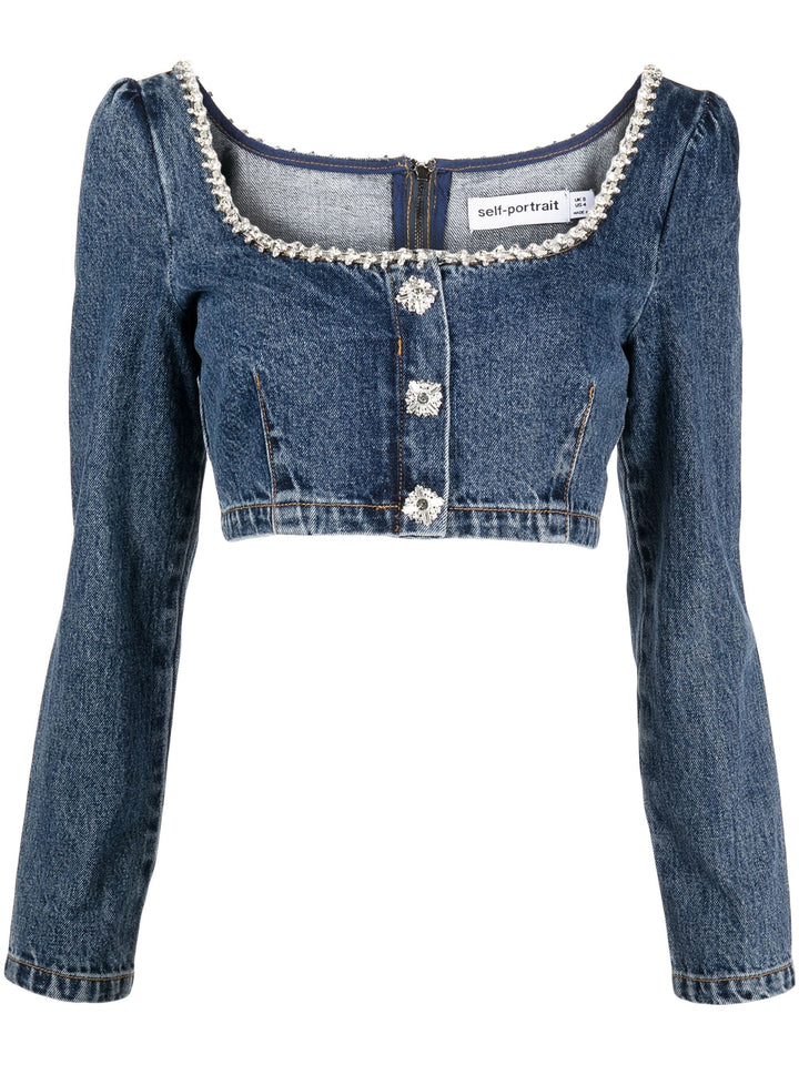 Denim Crop Top