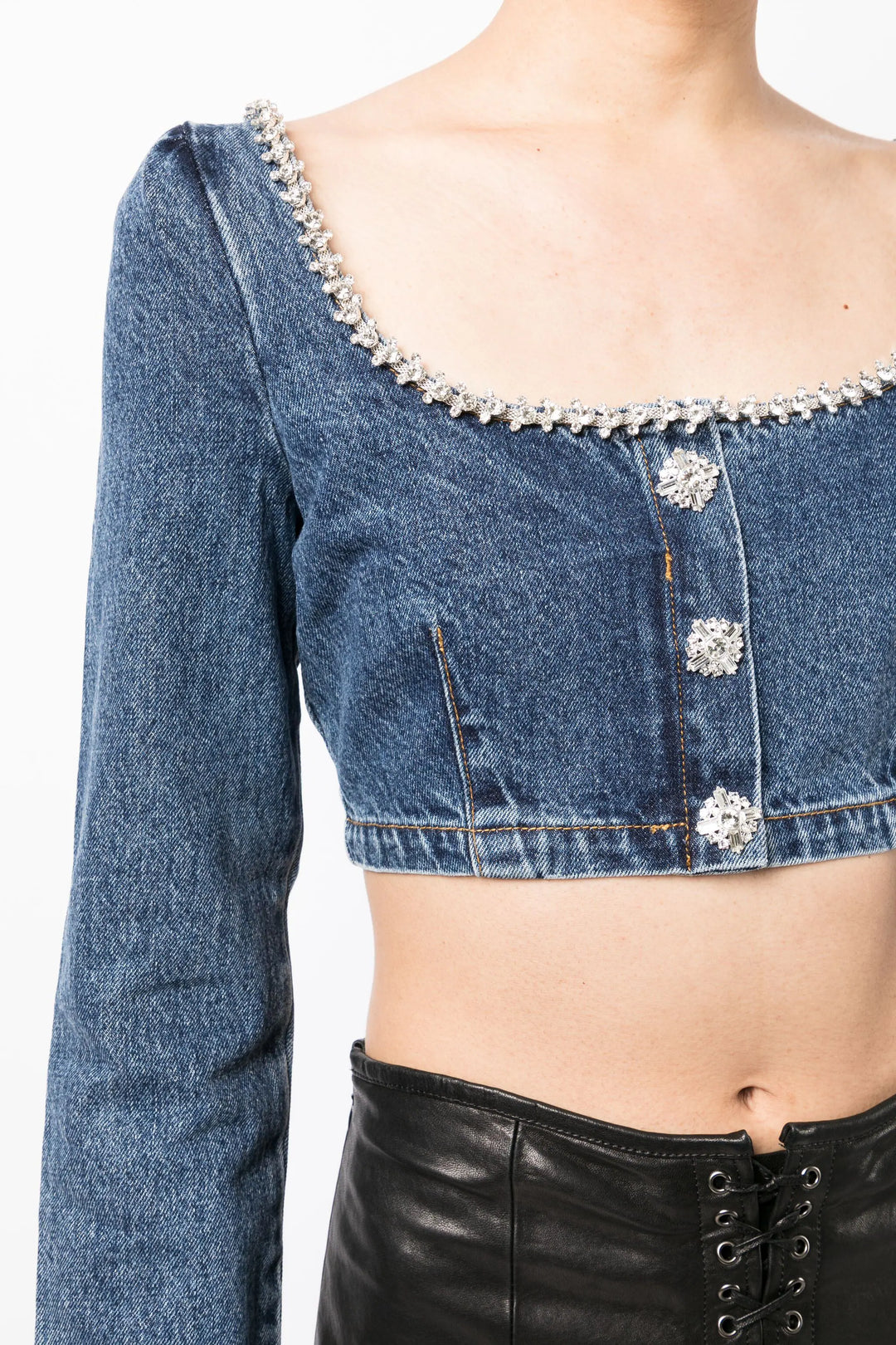 Denim Crop Top