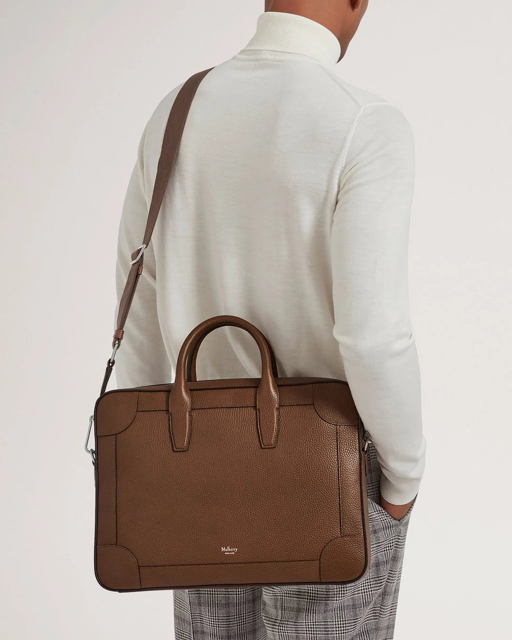 Belgrave Single Document Holder Oak Small Classic Grain