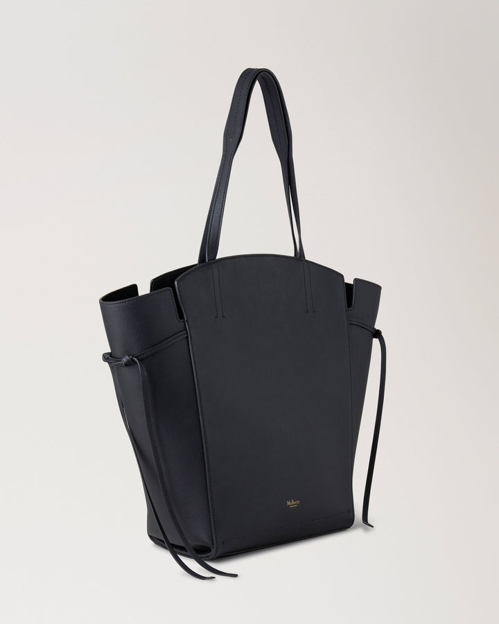 Clovelly Tote Black Refined Flat Calf