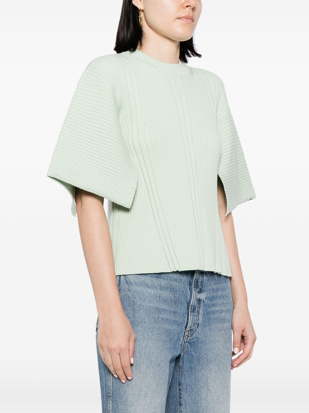 Mouline Rib Knit Top