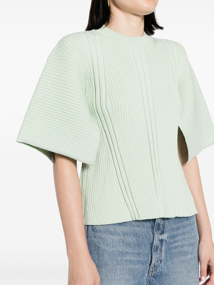 Mouline Rib Knit Top