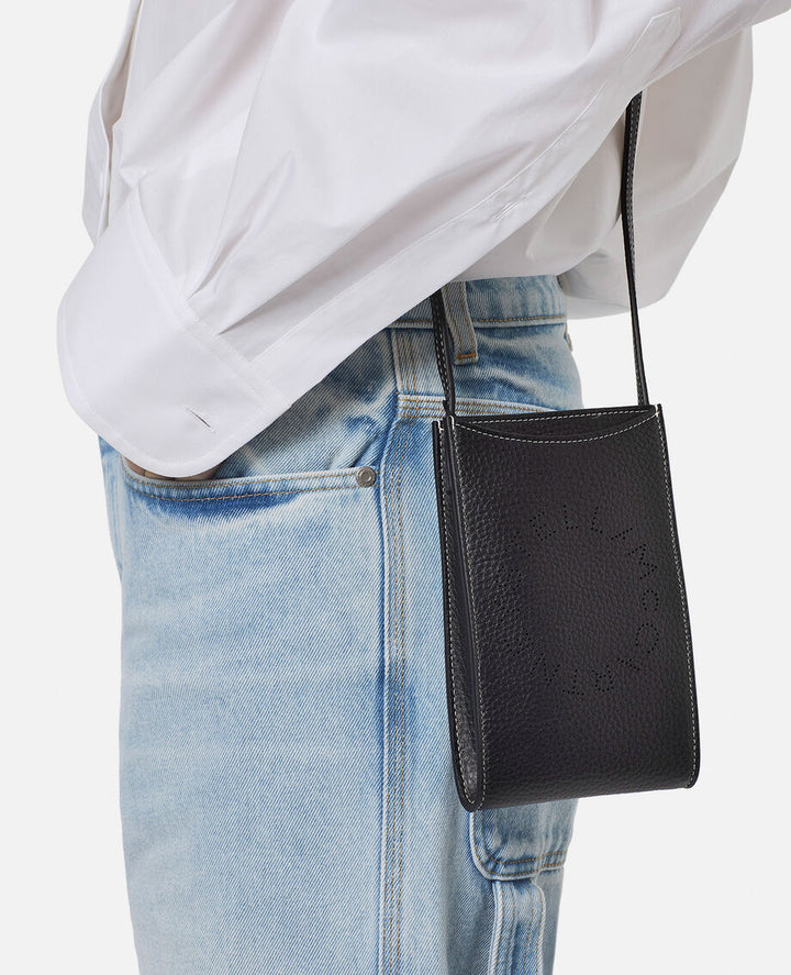 Logo Pouch Embossed Grainy Mat