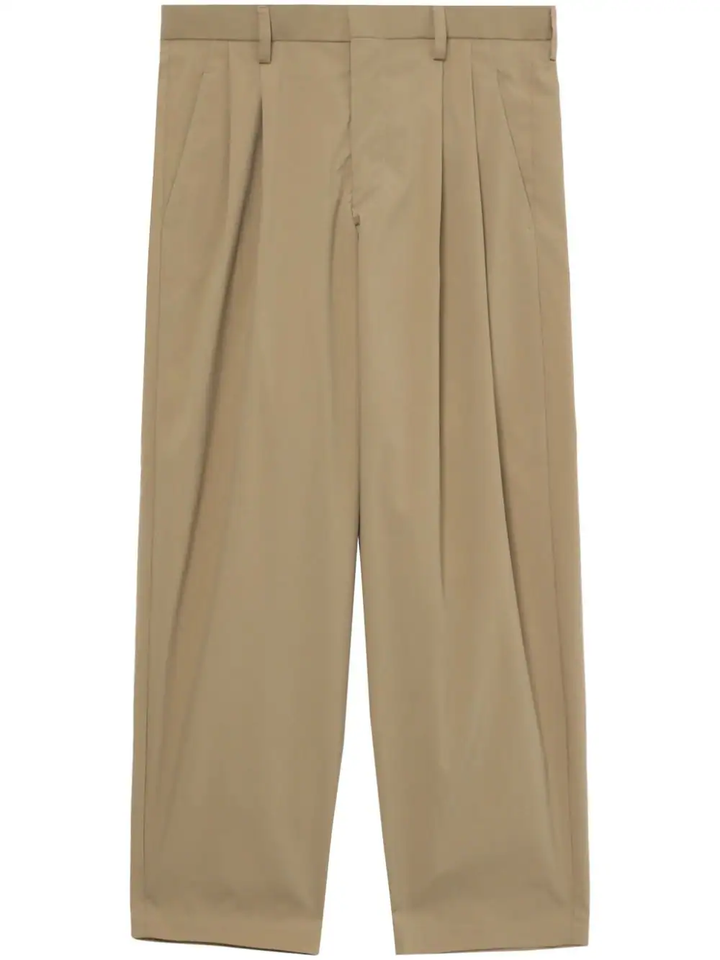 Tapered Front Tuck Pants