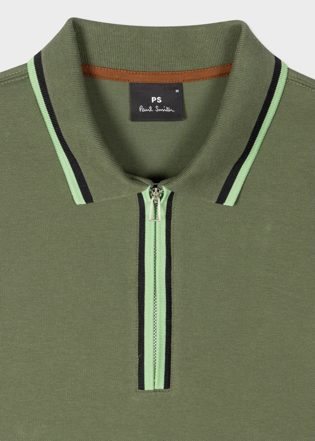 Mens Regular Polo Zip