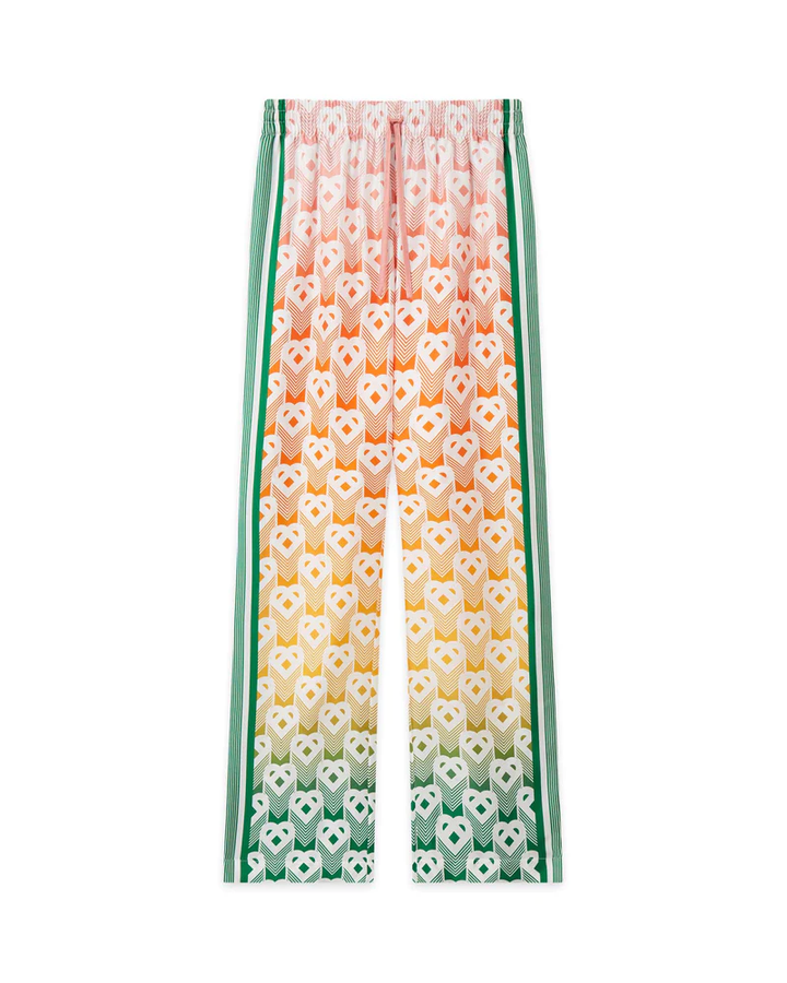 Printed Wide Leg Trousers