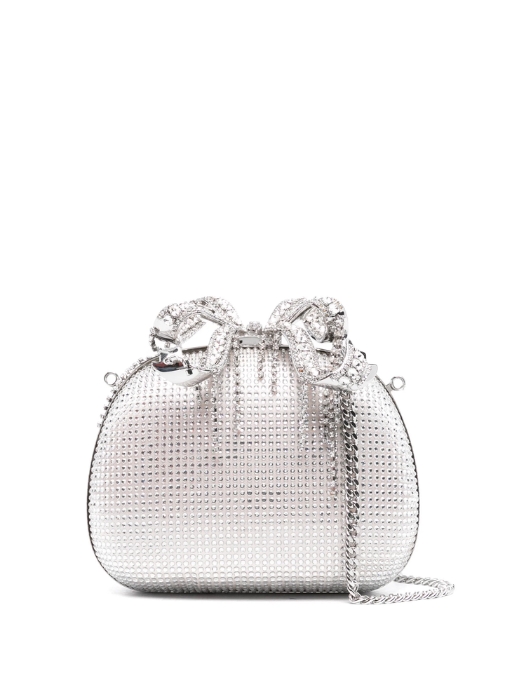 Champagne Rhinestone Clutch Bag