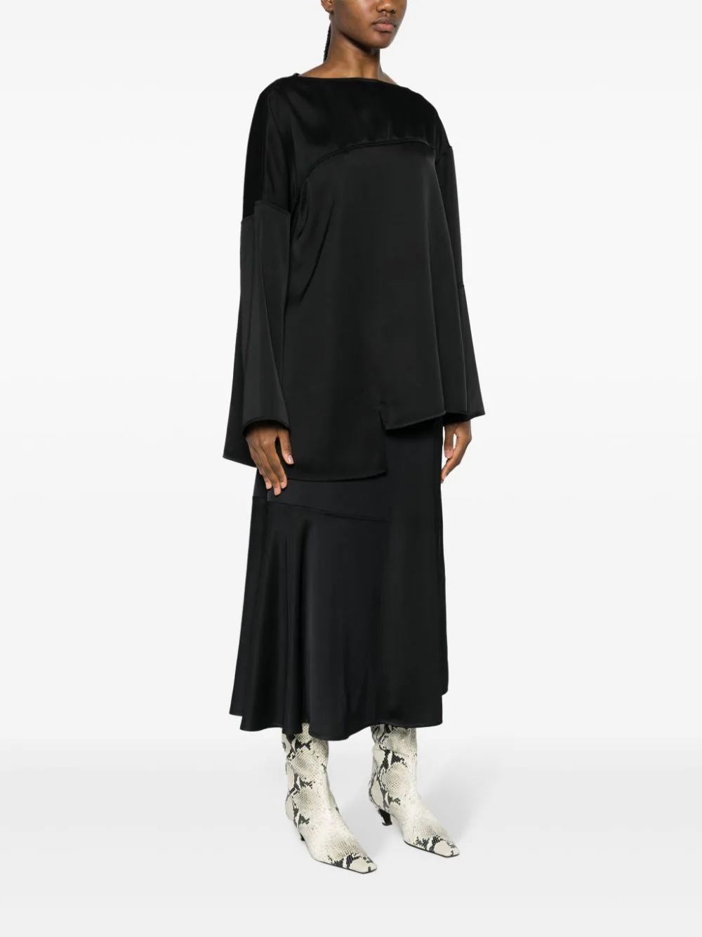 Heavy Viscose Silk Twill Top