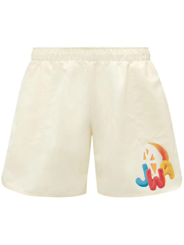 JWA Orange Print Swim Shorts