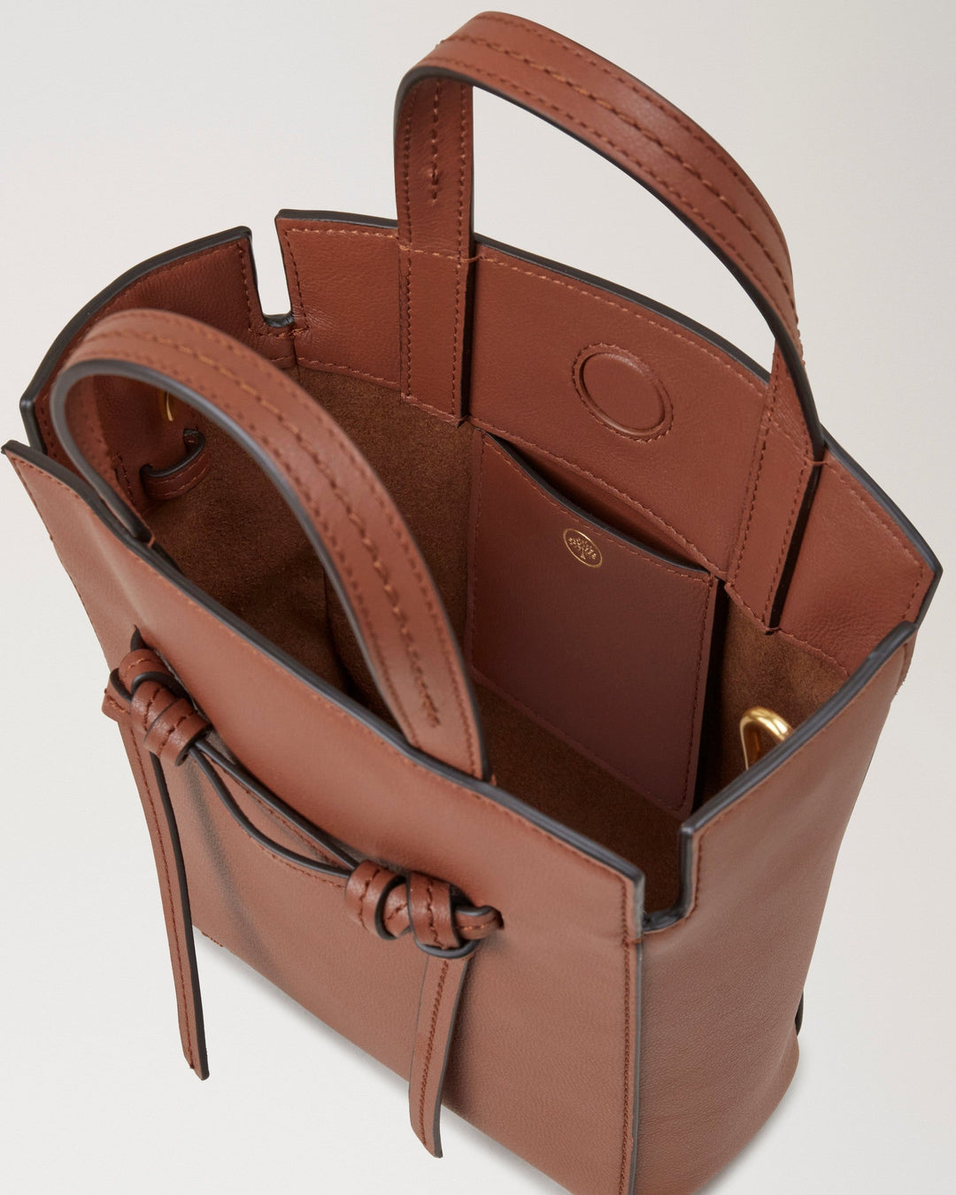 Clovelly Mini Tote Bright Oak Micro Classic Grain