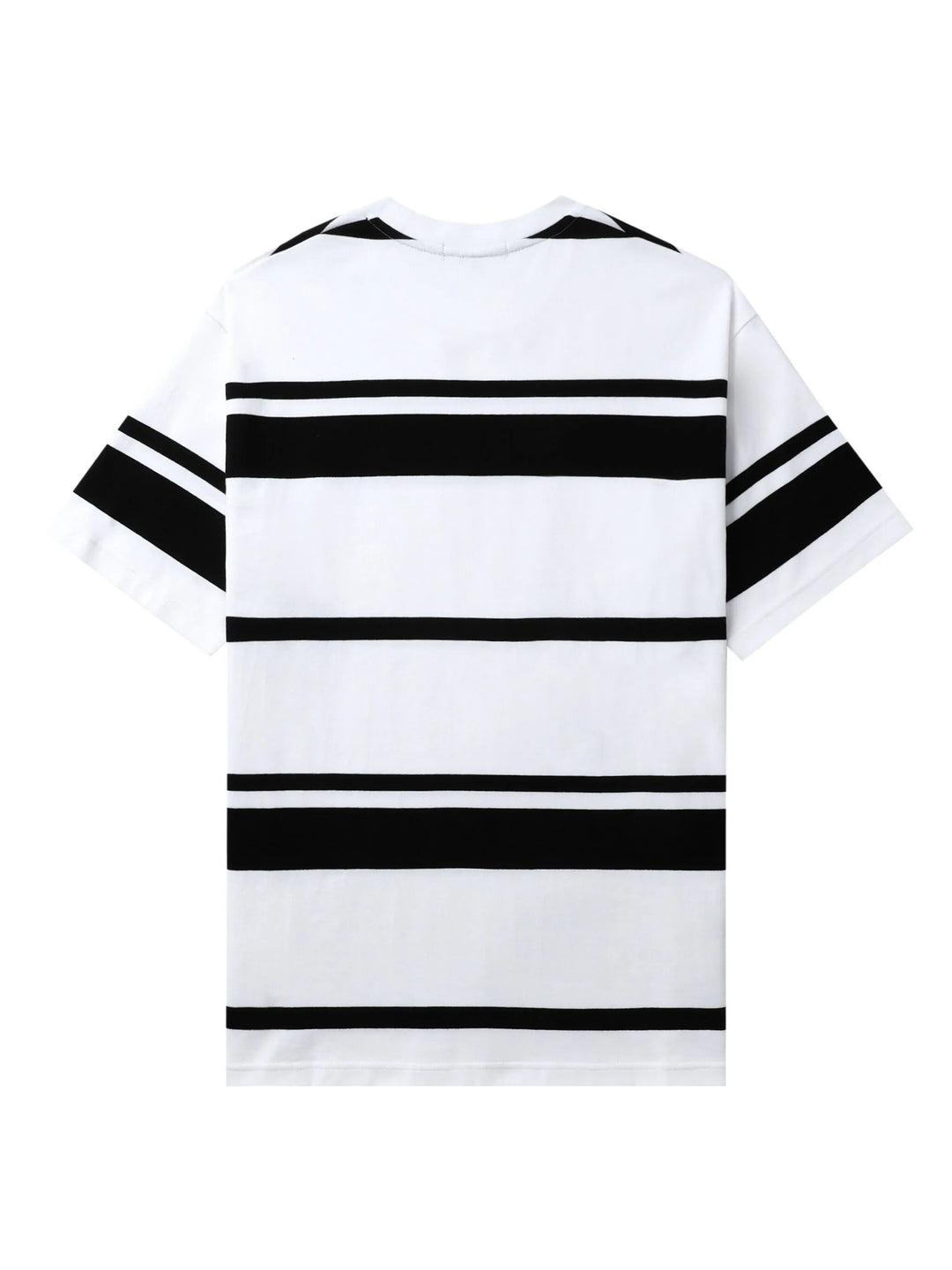 棉質平紋針織橫條紋 T 卹