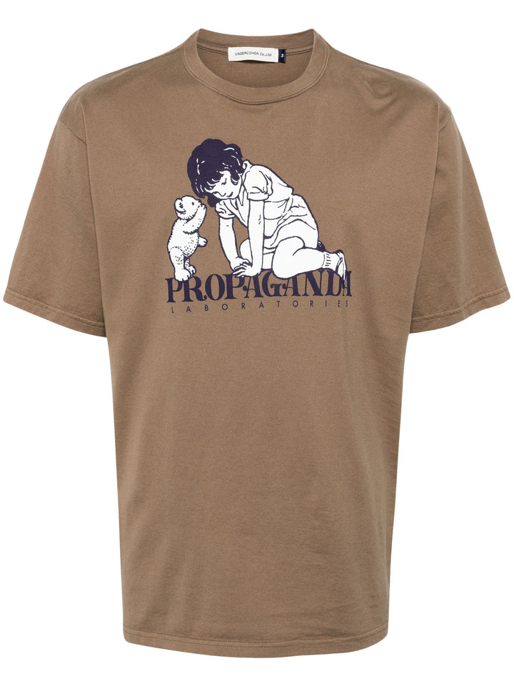 Beige Propaganda Tee