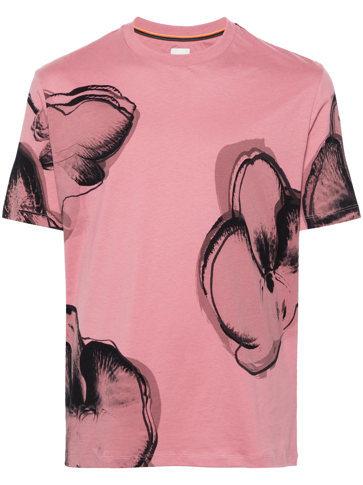 Mens Orchid Print T-Shirt