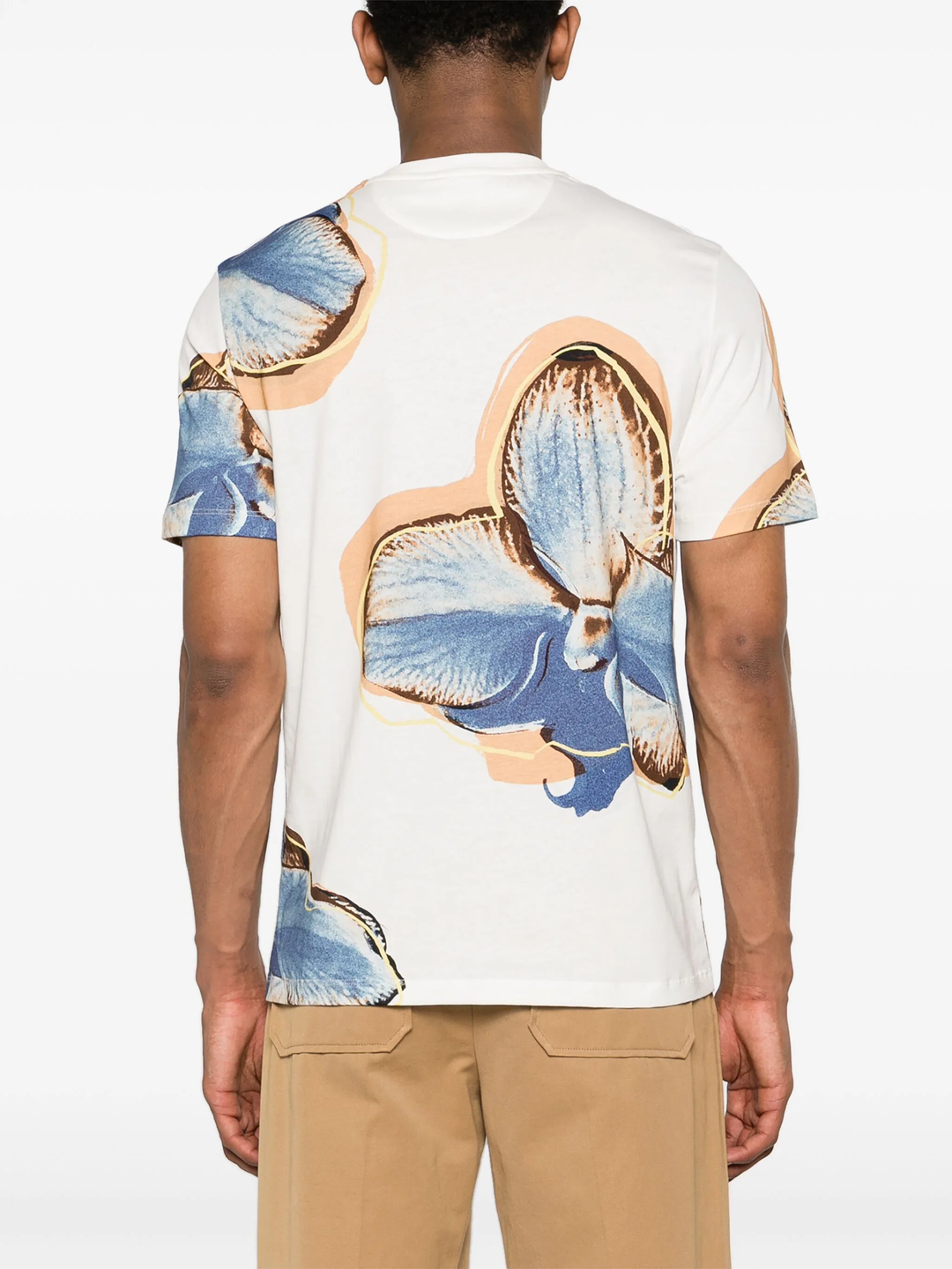 Mens Orchid Print T-Shirt