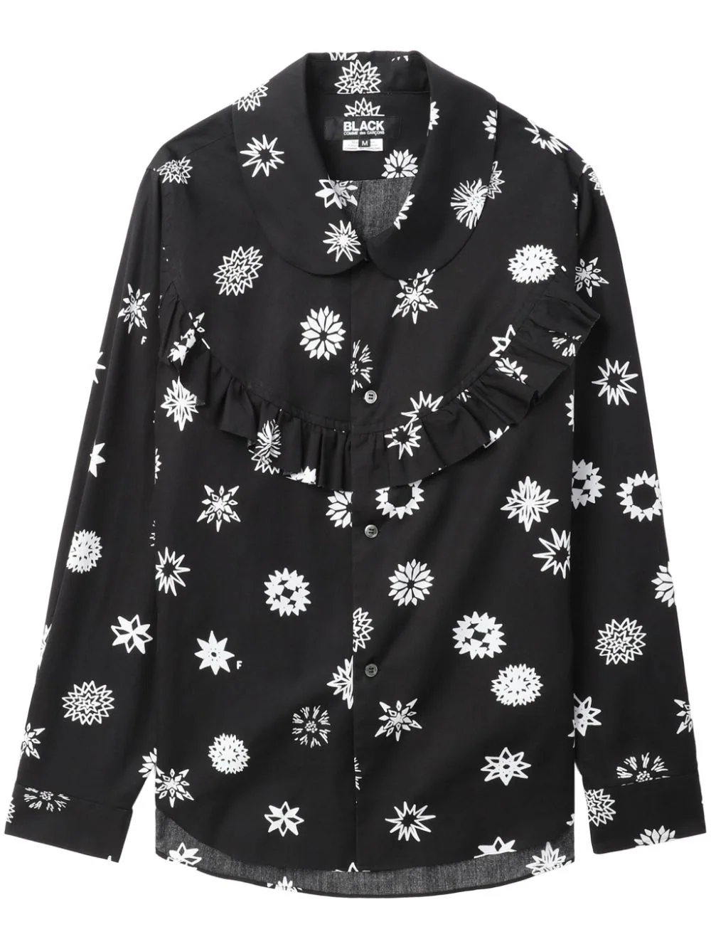 Filip Pagowski Print Ruffle Blouse