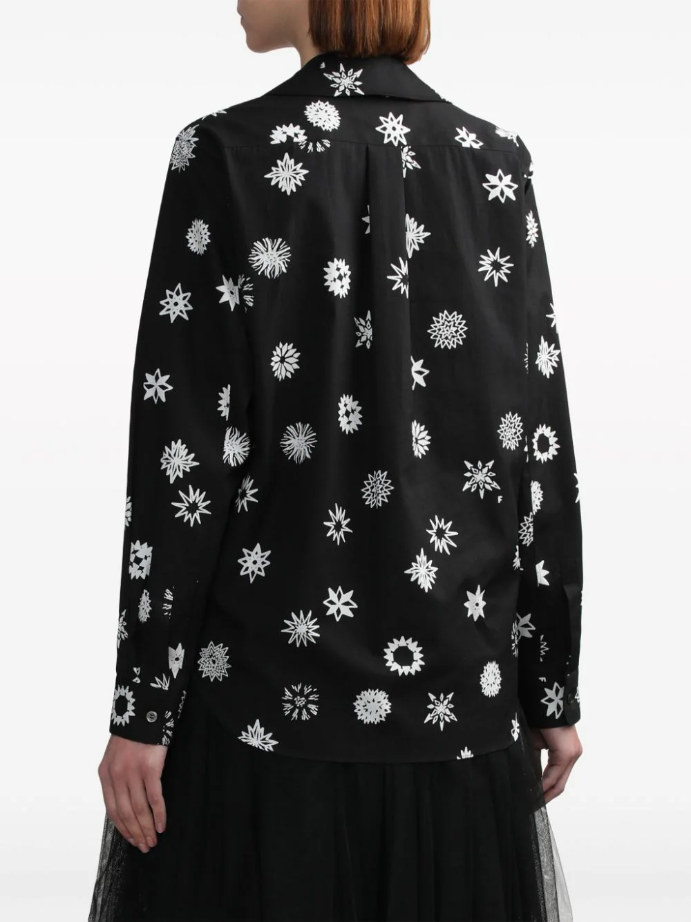 Filip Pagowski Print Ruffle Blouse