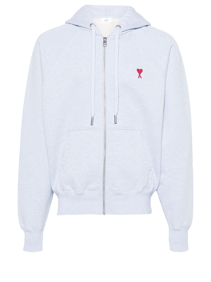 Red Adc Zipped Hoodie