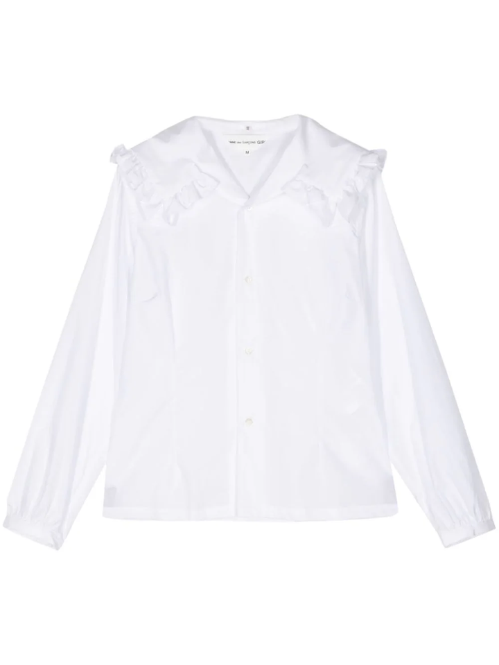 Ruffle-Detailing Shirt