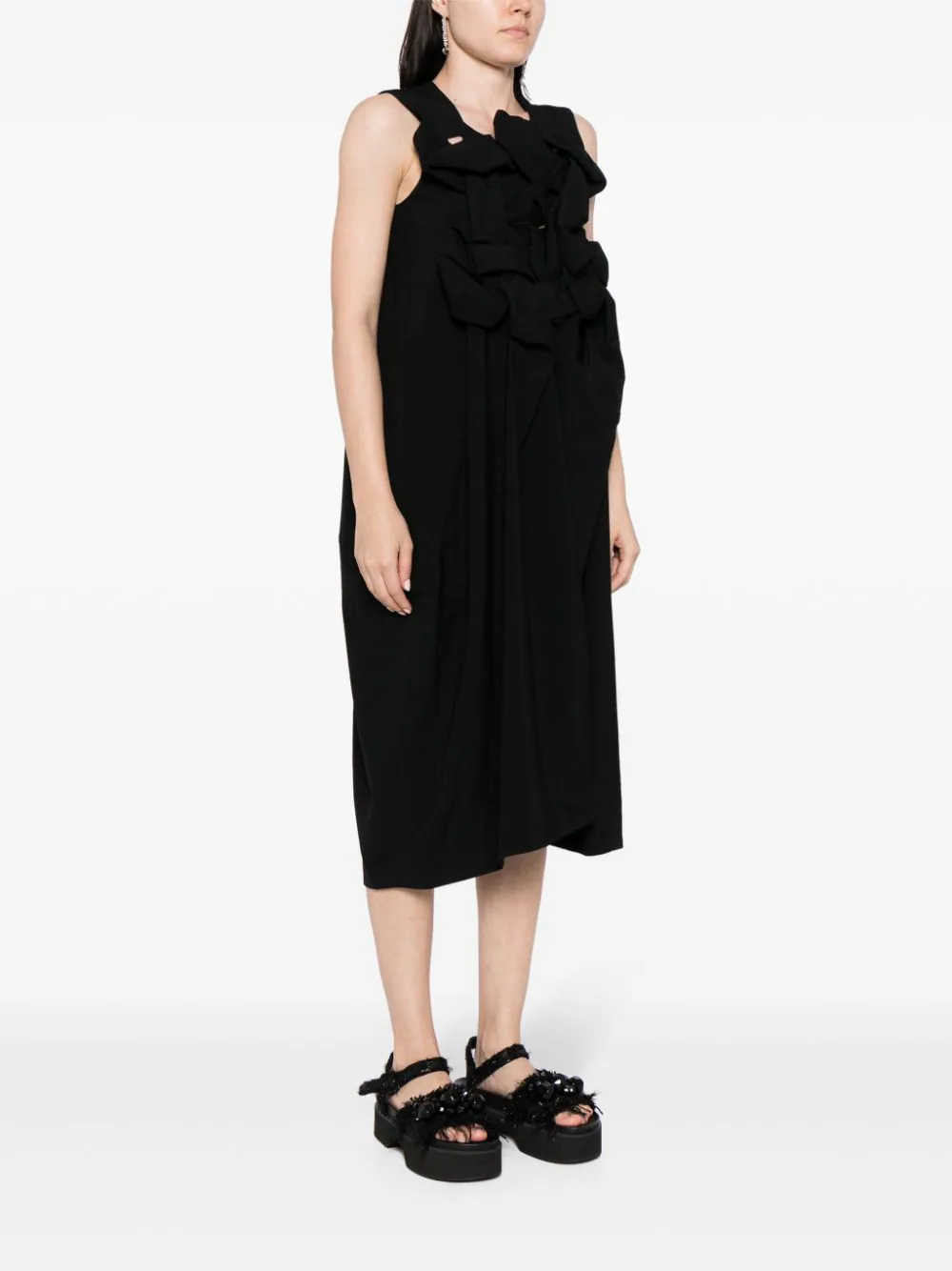 Sleeveless Applique Dress
