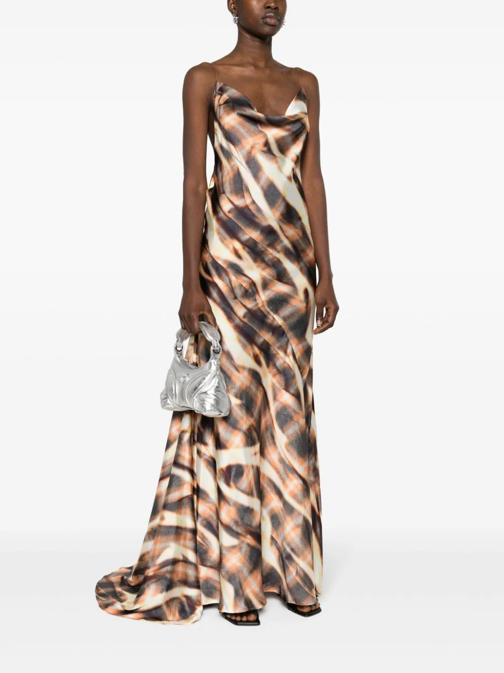 Laminated Leather Stardust Mini Crossbody