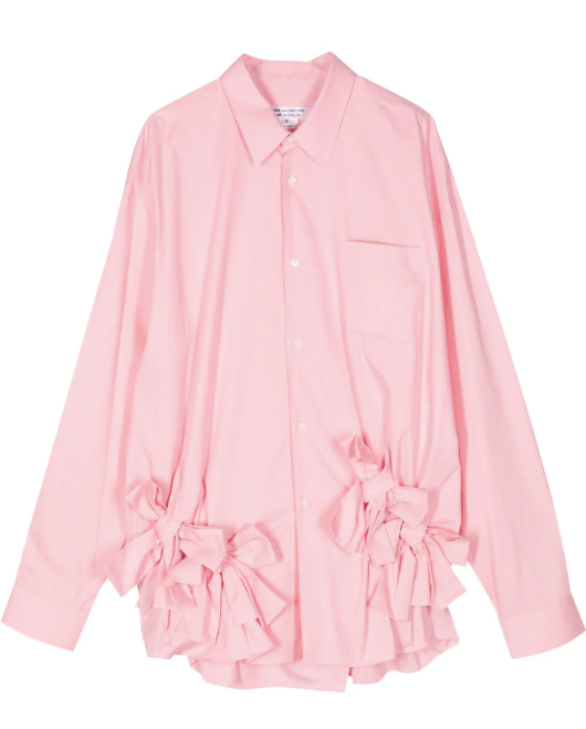 Ruffle-Detail Midi Blouse