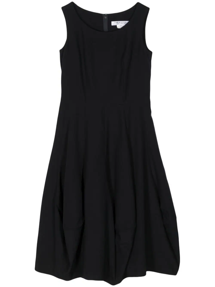 Sleeveless Midi Wool Dress