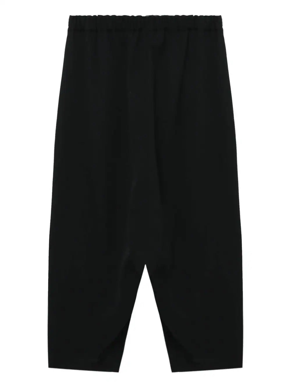 Elastic-Waist Wool Pants