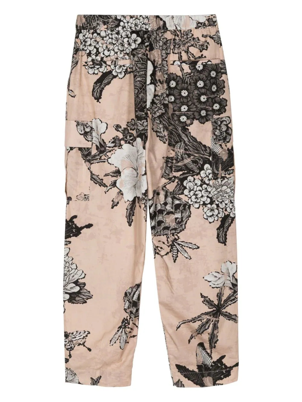 Parro Relax Fit Cotton Print Pants