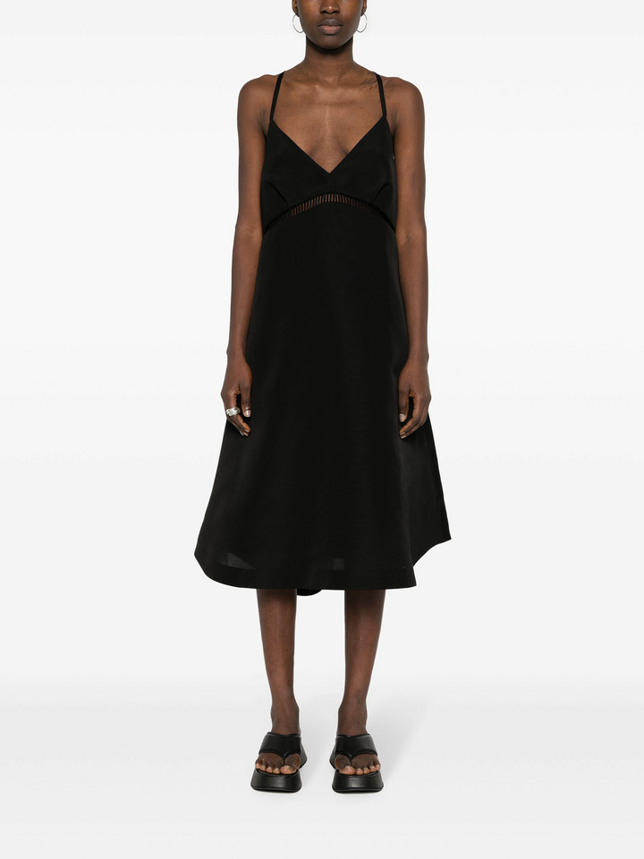 Double Faced Silk Cotton Dress